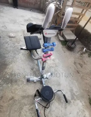 Ab Coaster Machine With Digital Meter Twister Dumbbells