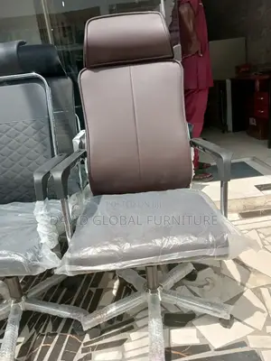 Leather Swivel Office Chair