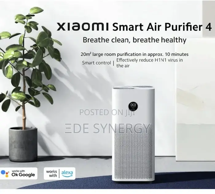 Xiaomi Smart Air Purifier 4 Eu – Suitable for Area: 28-48m2.