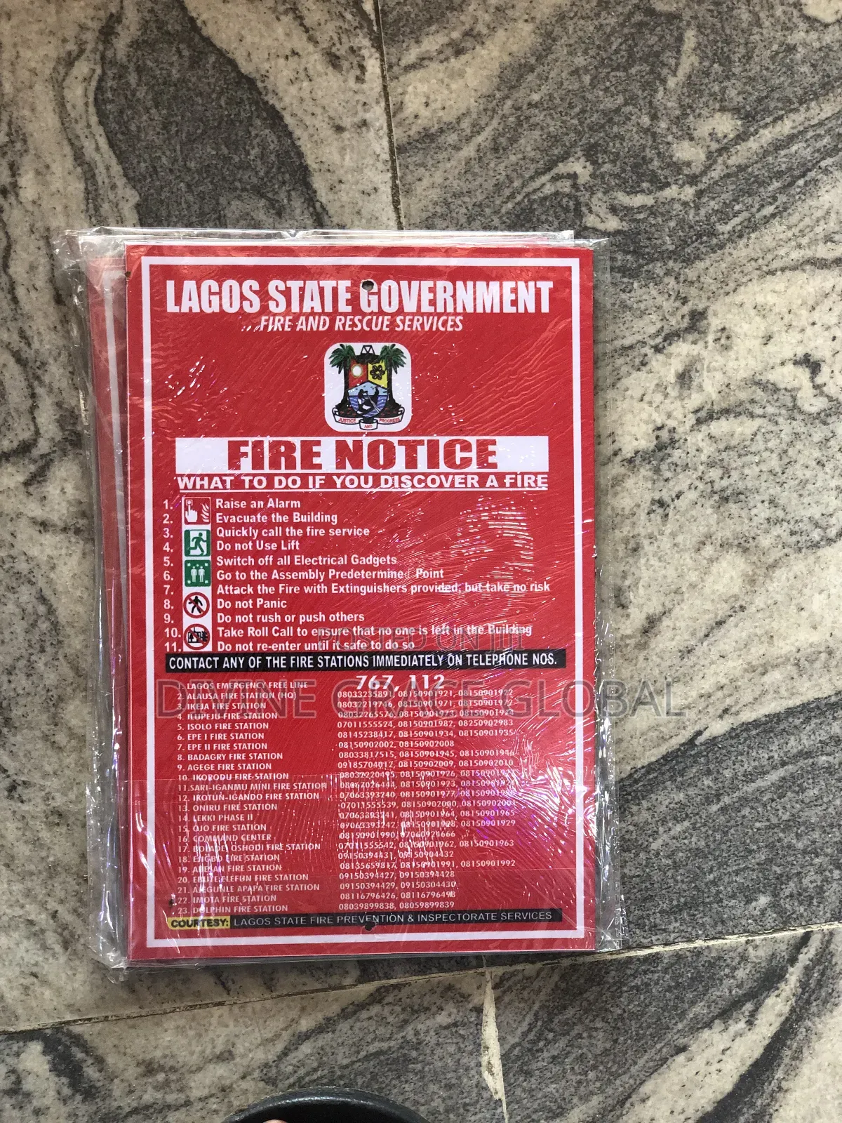 Fire Notice