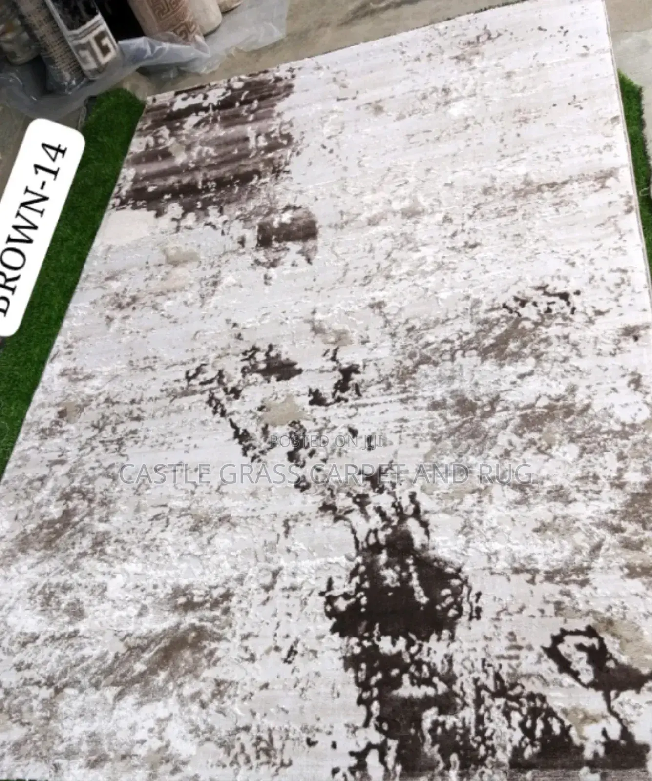 Rich Brown Luxury Center Rug