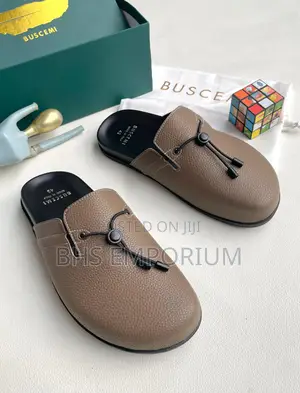 Luxury Tbuscemi Mule Originsl Leather Slides