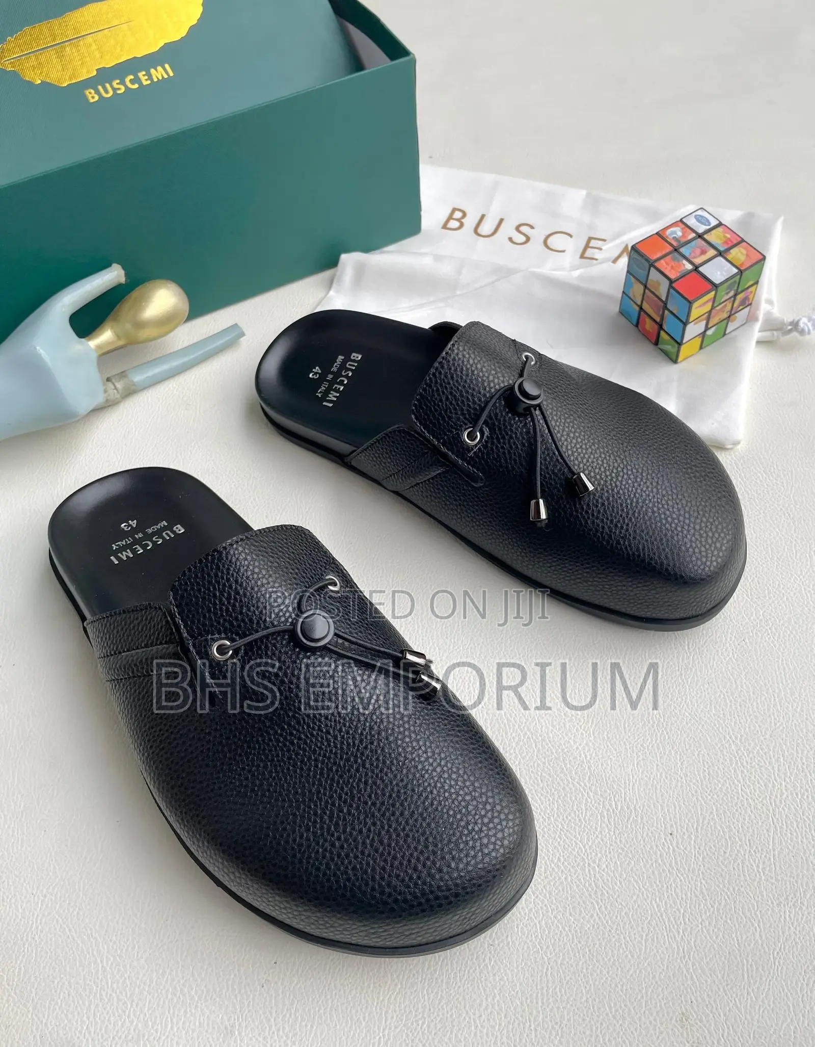 Luxury Tbuscemi Mule Originsl Leather Slides