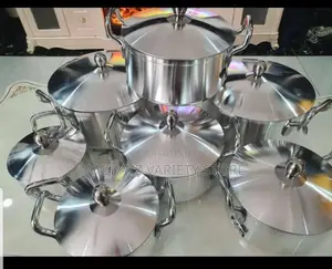 7pcs Hoffner Aluminum Thickened Cookware/Pot Set H