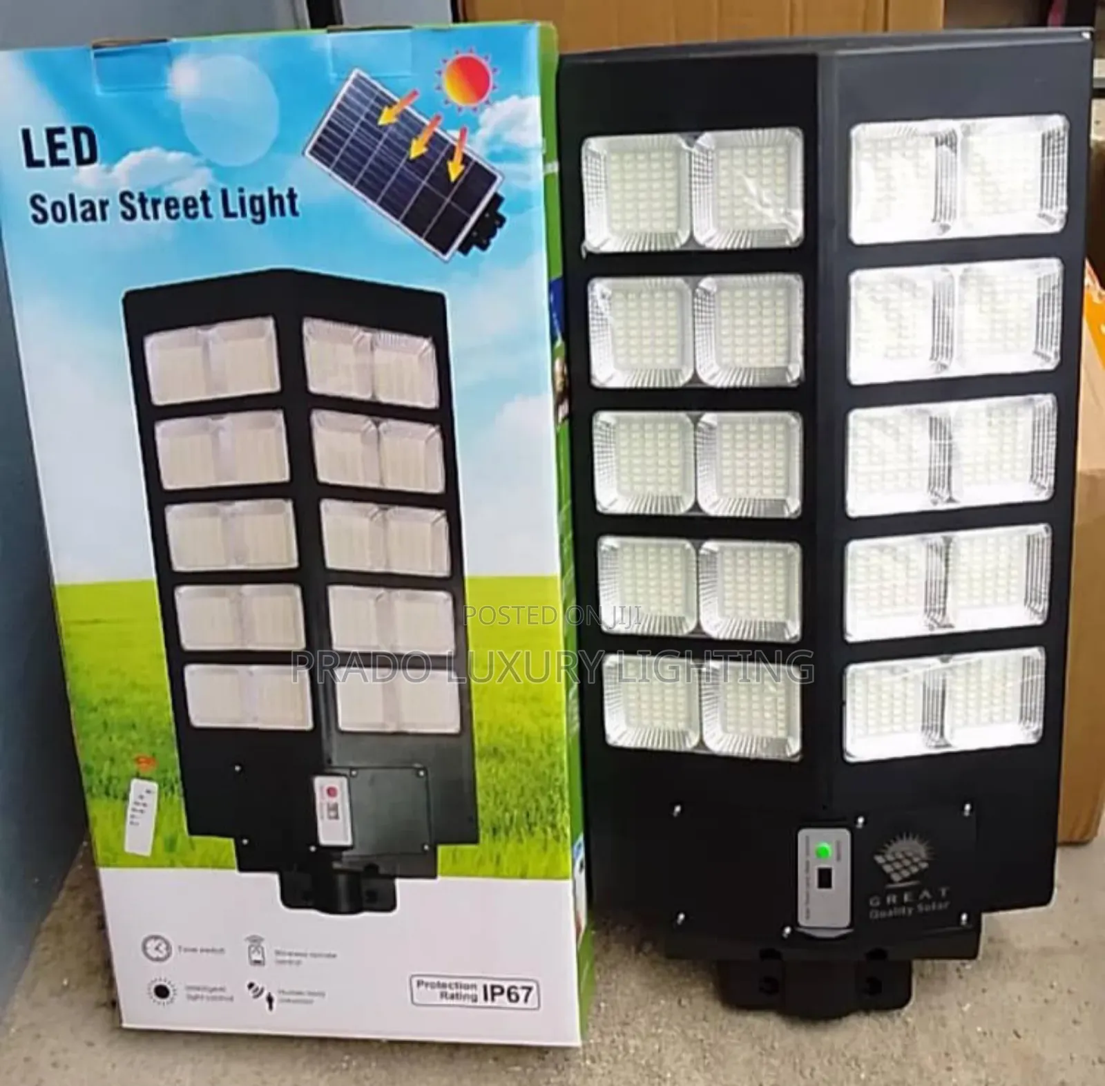 4000w Solar Steel Light