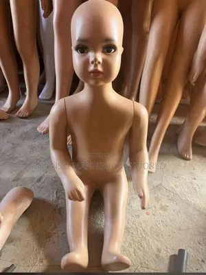 Plastic Sitting Down Unisex Display Kids Mannequin