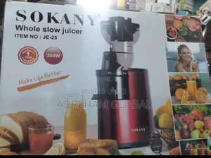 Sokany Slow Juicer Je-25, 300watt