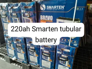 220ah Smarten Tubular Battery and It Comes 2yrs Warranty