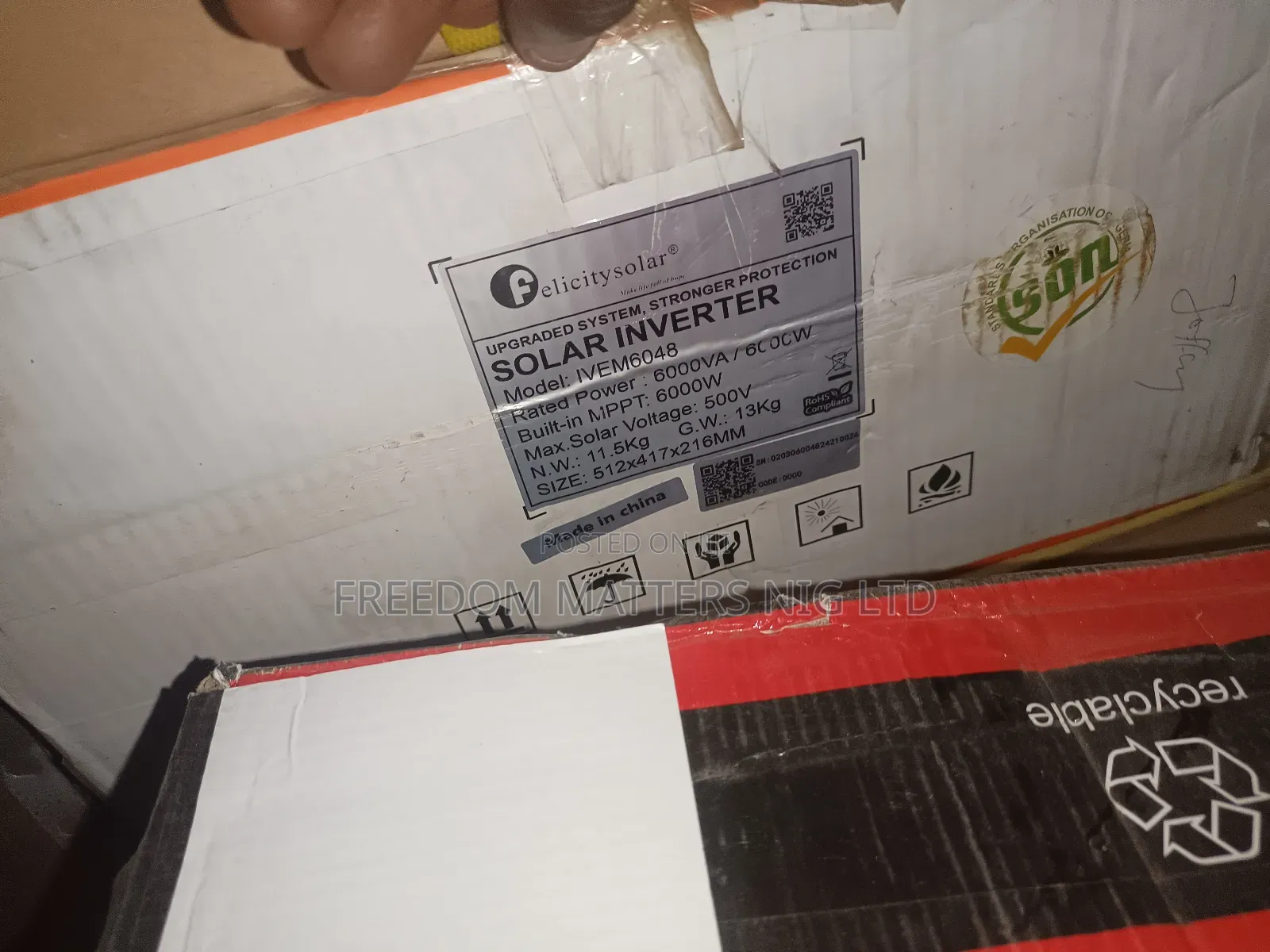 Felicity 7.5kva Inverter Machine