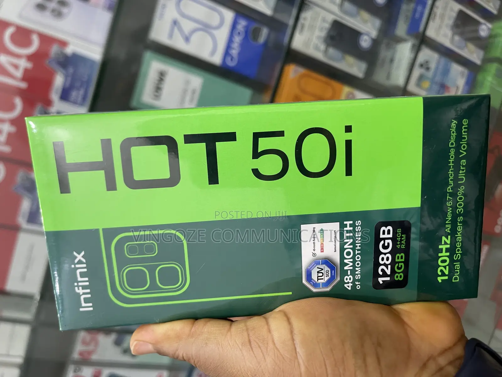 New Infinix Hot 50i 128 GB Gold