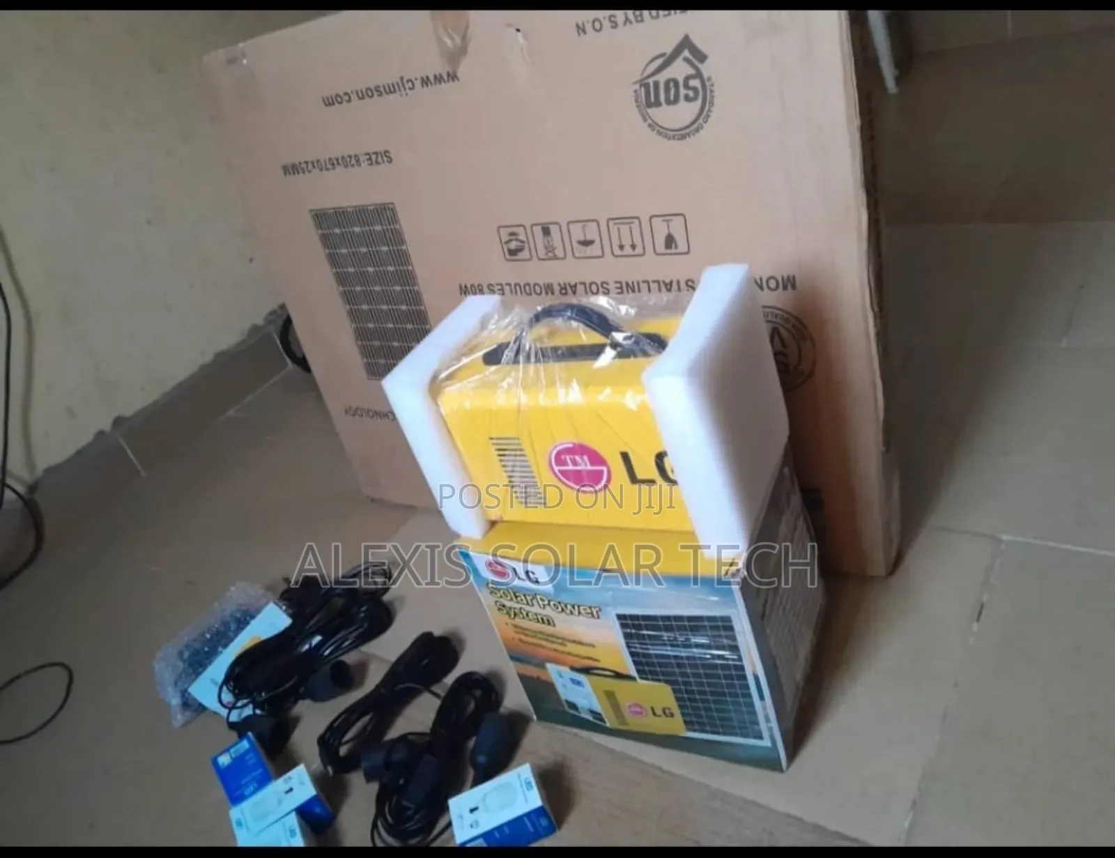 500w Lg Solar Generator With Panel