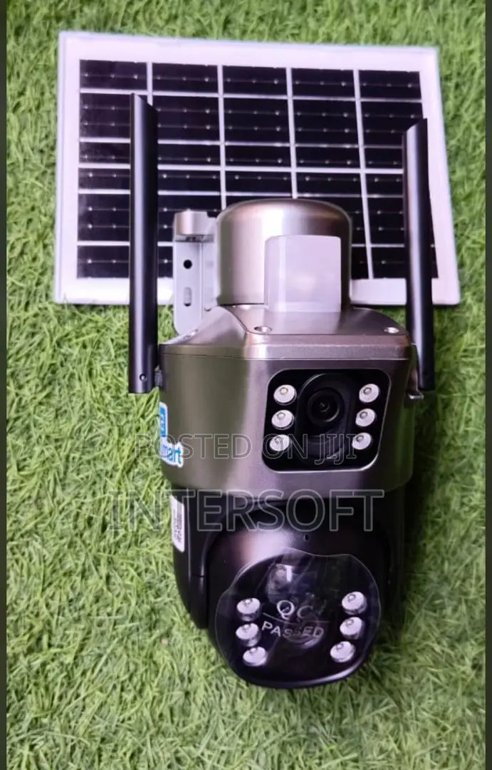 5mp Solar Powered 4g Simcard PTZ CCTV Camera Wireless
