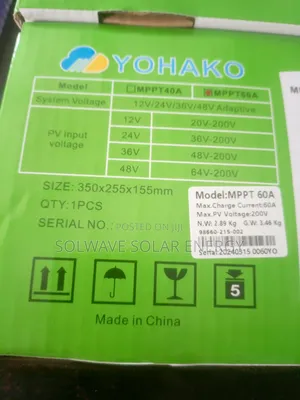 MPPT 60ah 48v Change Controller Yohako