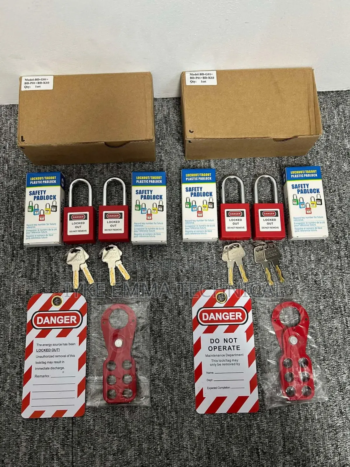 Lock Out Tag Out Set