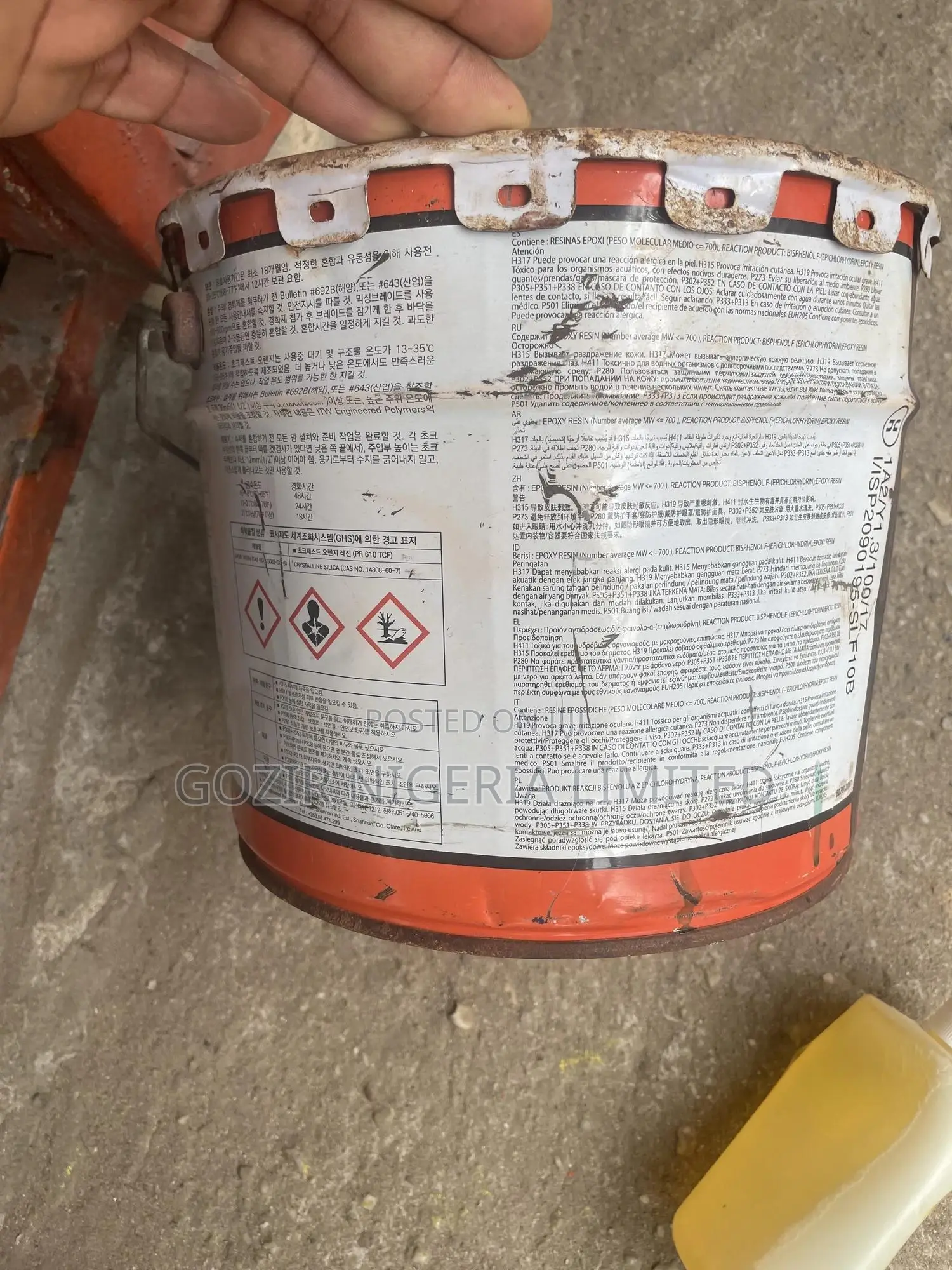 Chockfast Orange Pr-610 TCF Pourable Choking Compound