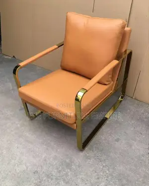 Single Sofa Chair With Soft Leather