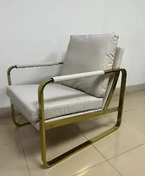 Single Sofa Chair With Soft Leather