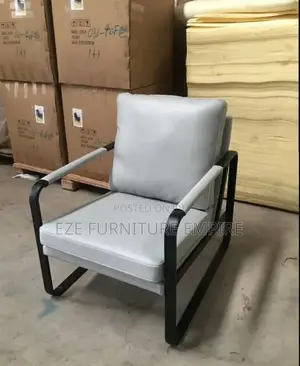 Single Sofa Chair With Soft Leather