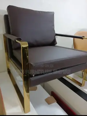 Single Sofa Chair With Soft Leather
