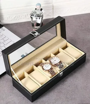 Photo - 6 Slots Wrist Watch Box / Organizer