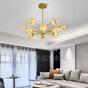 Luxury Gold Sputnik Chandelier