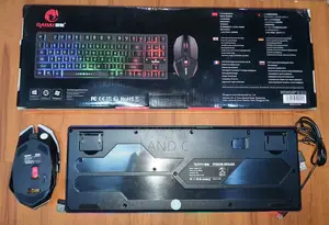 Wireless Keyboard Light With Mouse Rechargeable