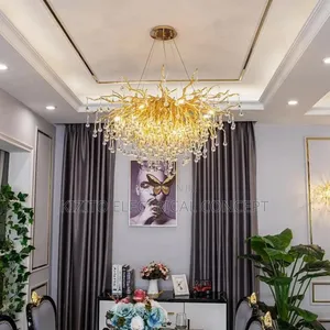 Water Drop Chandelier Living and Dining Room