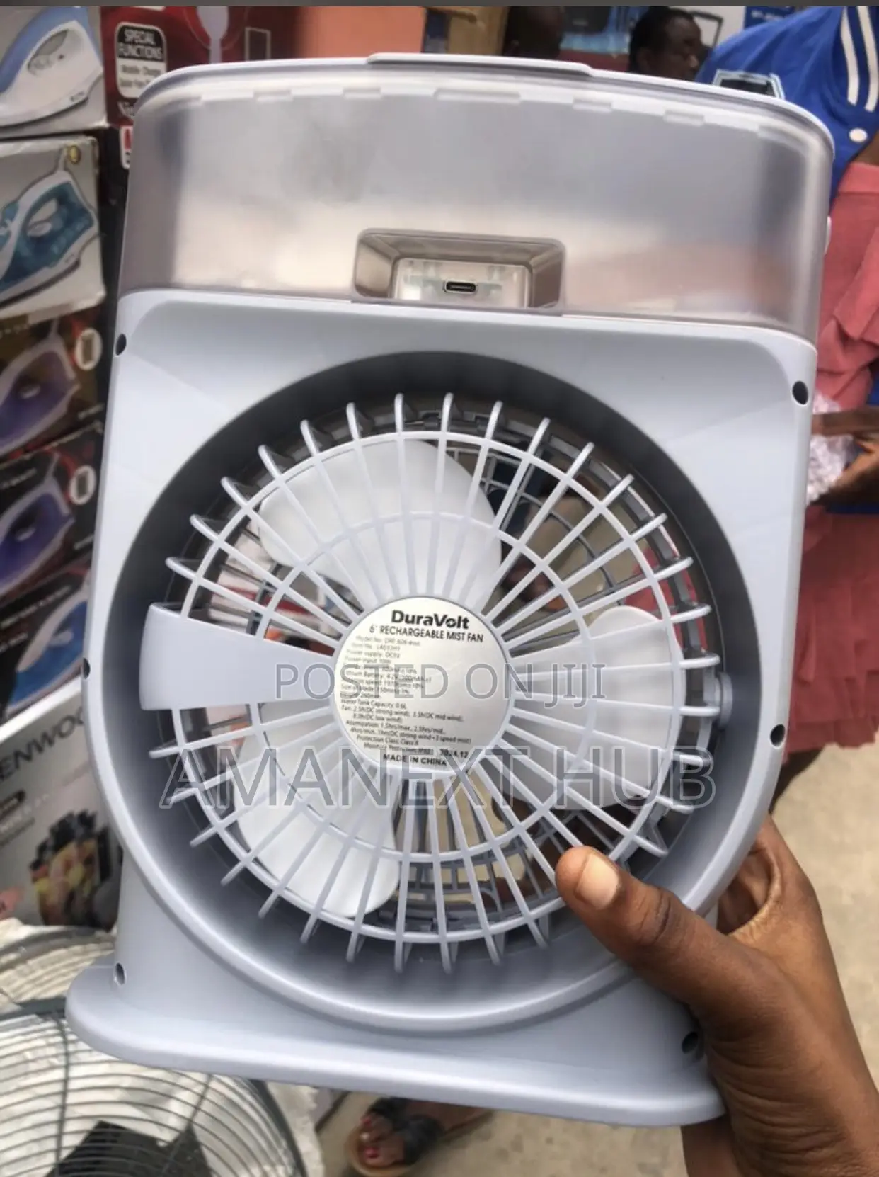 Ac Fan Rechargeable