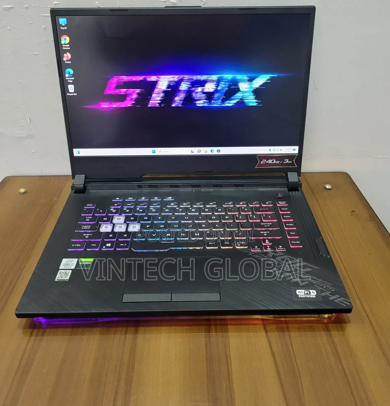 Laptop Asus ROG Strix G15 16GB Intel Core I7 SSD 512GB