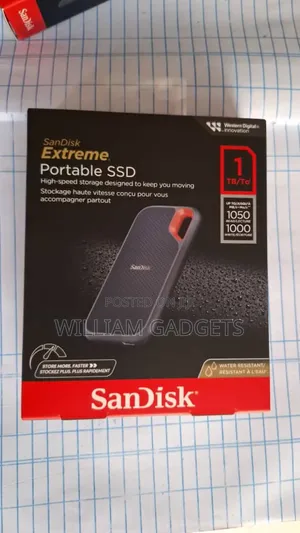 Photo - Sandisk Extreme SSD Hard Drive 1tb