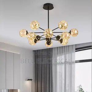 Luxury Gold Sputnik Chandelier