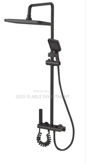 England Black Shower Set