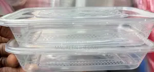 500ml Transparent Plastic- 100pcs