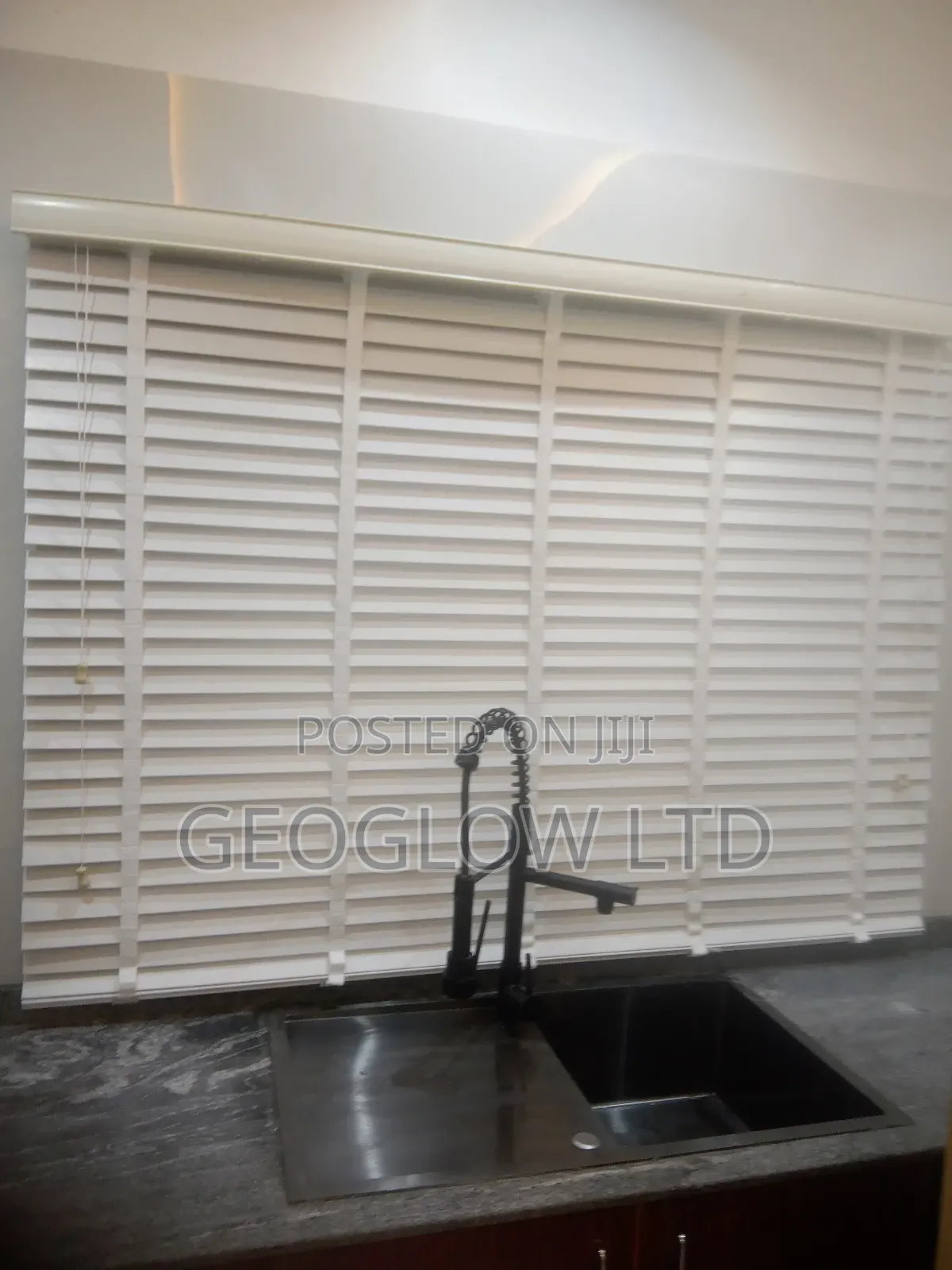 Quality White Wooden Blind