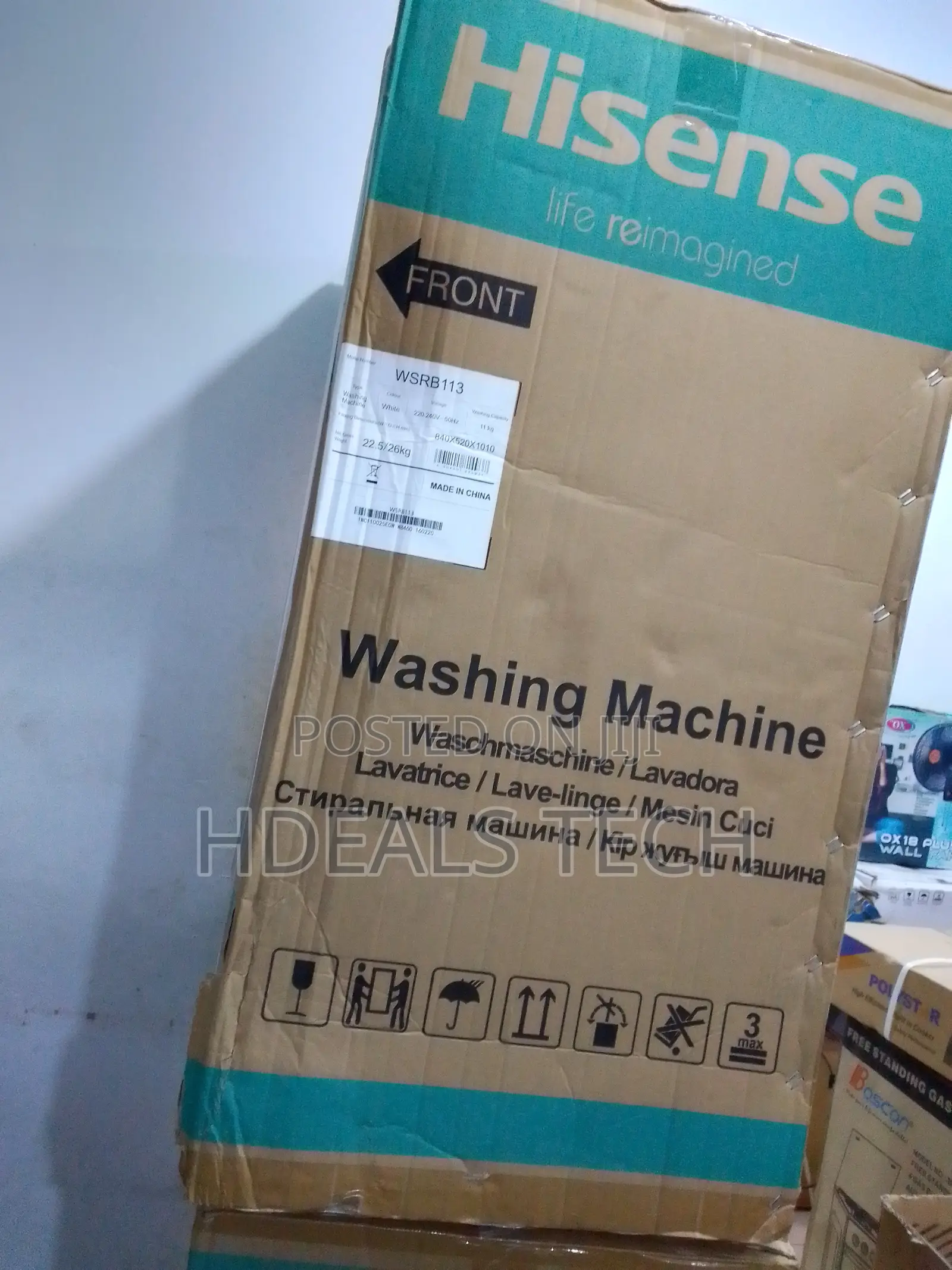Real Deal- Hisense 11kg Washing Machine