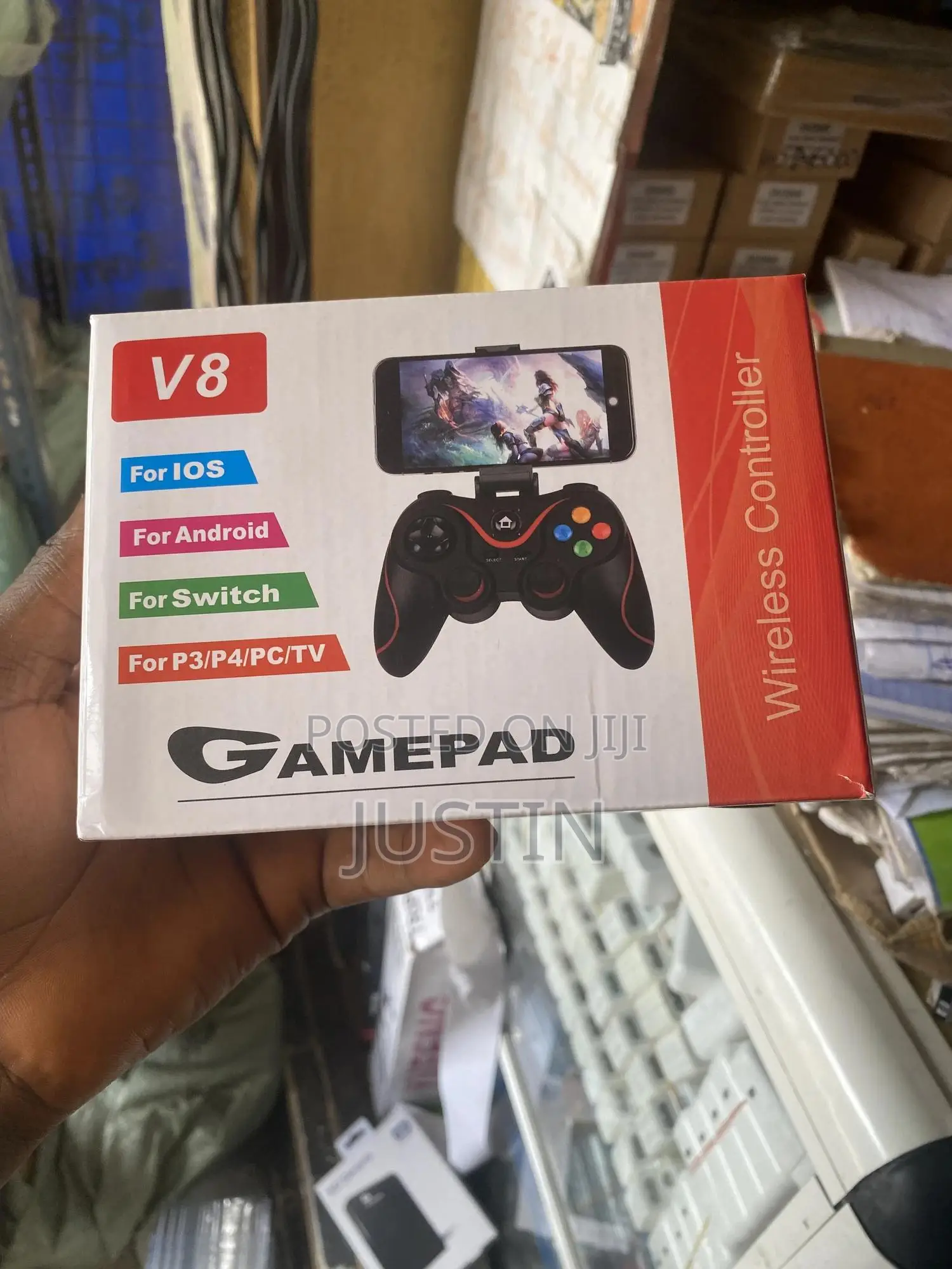 V8 Gamepad for Ios, Android, Switch,P3/P4/Pc/Tv