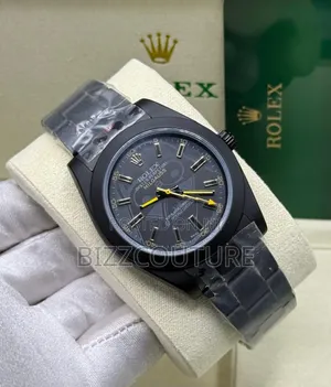 Original Rolex Black Stainless Steel Watch