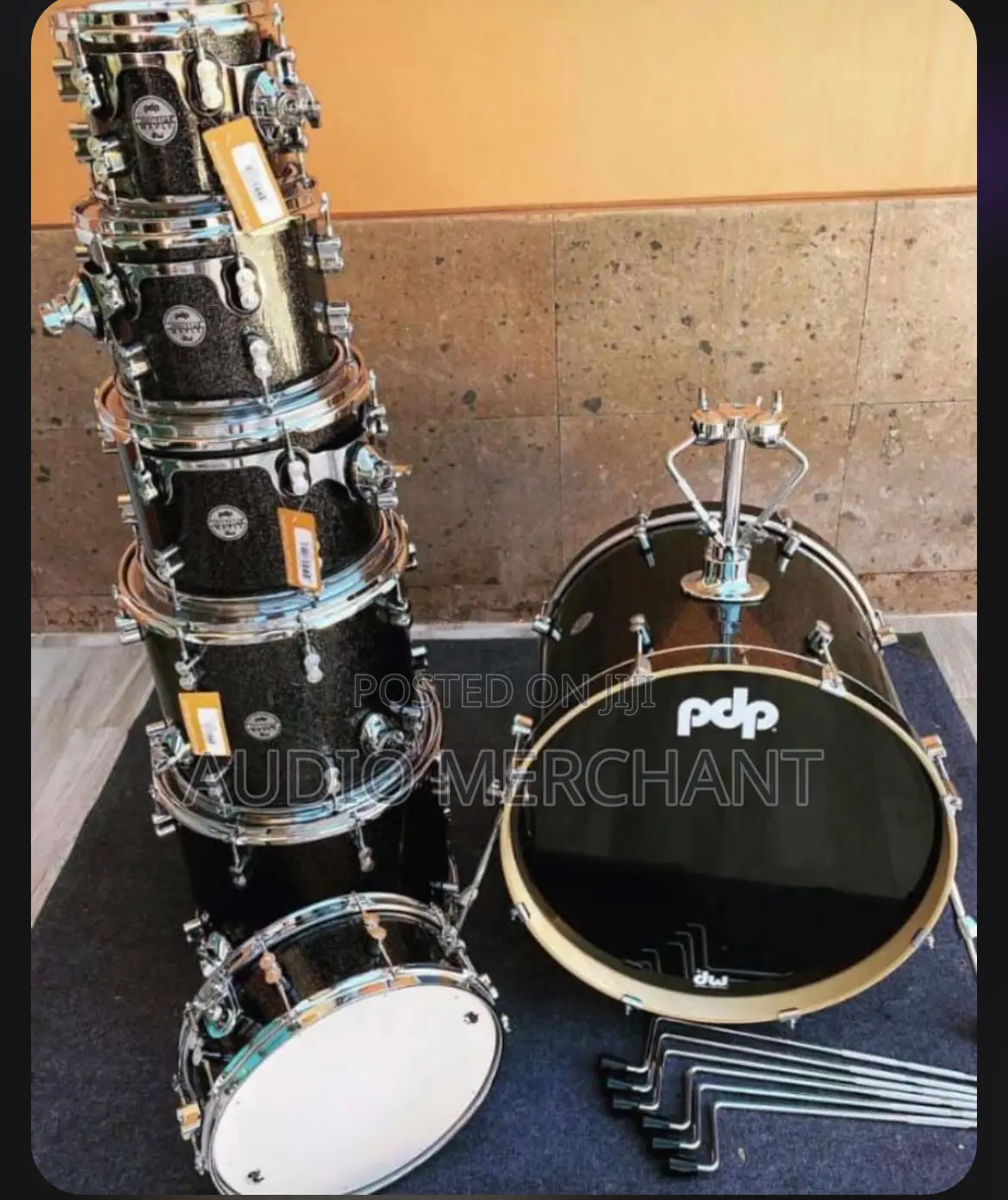 7 Piece Pdp Professional Drums