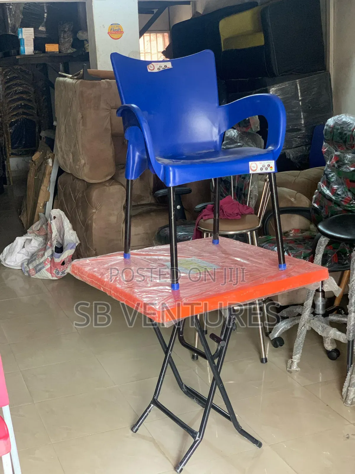Imported Plastic Chair With Armrest