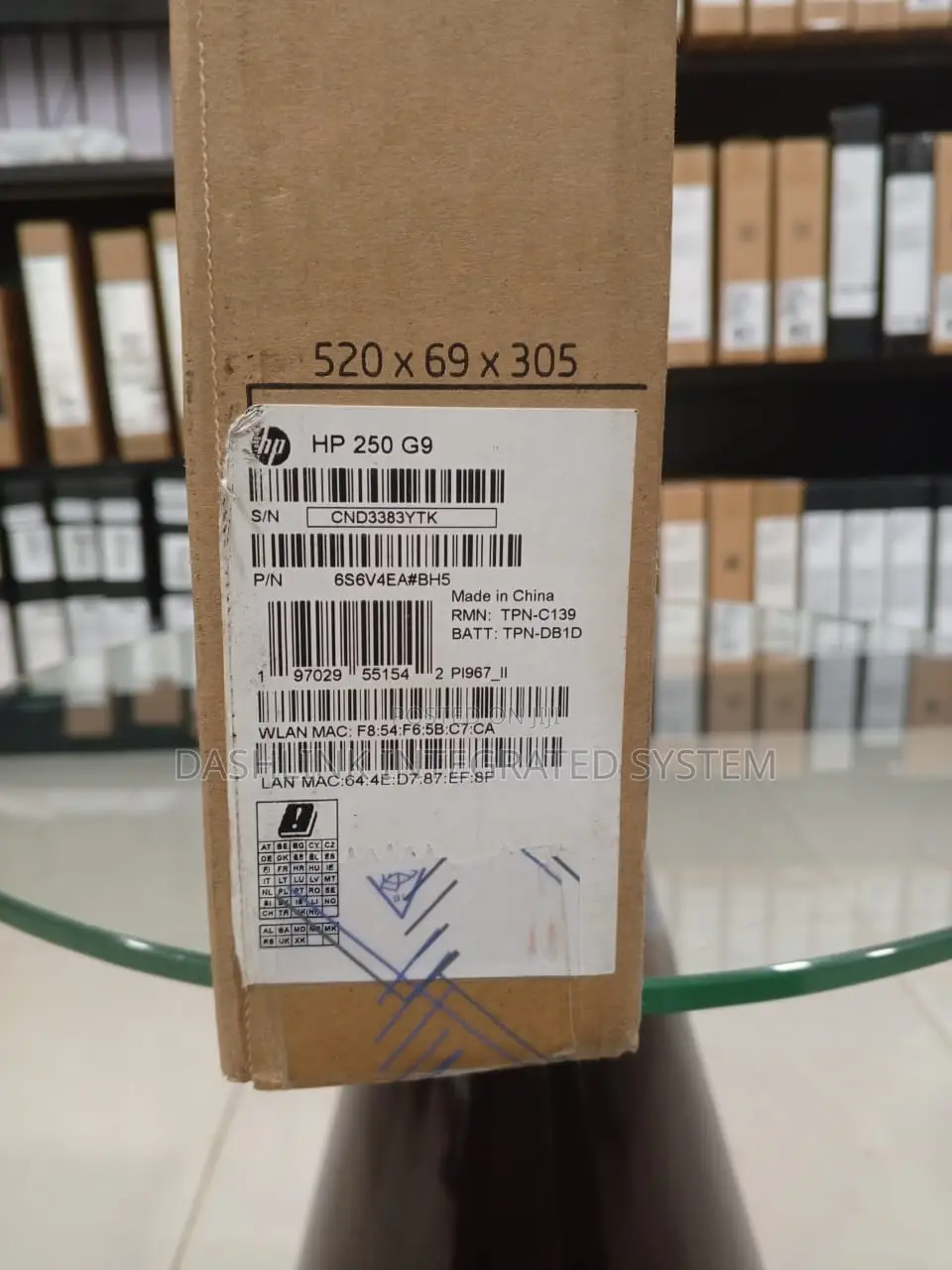 New Laptop HP 250 G10 8GB Intel Core I7 SSD 512GB