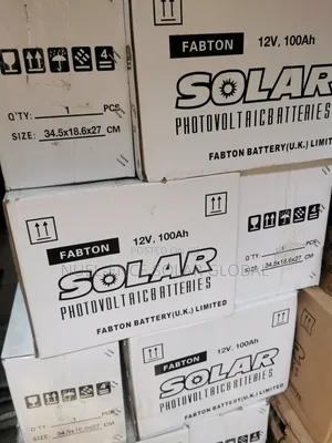 12v 100ahs Fabton Photovoltaic Battery
