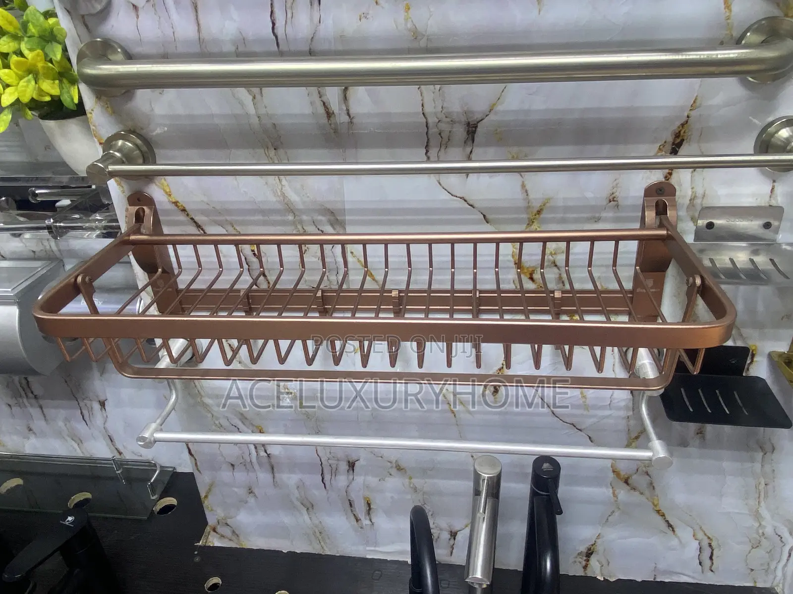 Gold Basket Rail