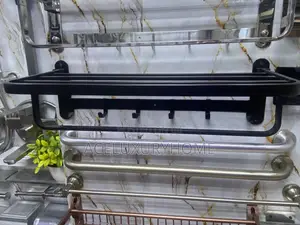 Towel Rail Black