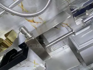 Chrome Tissue Holder With Soap Dispenser