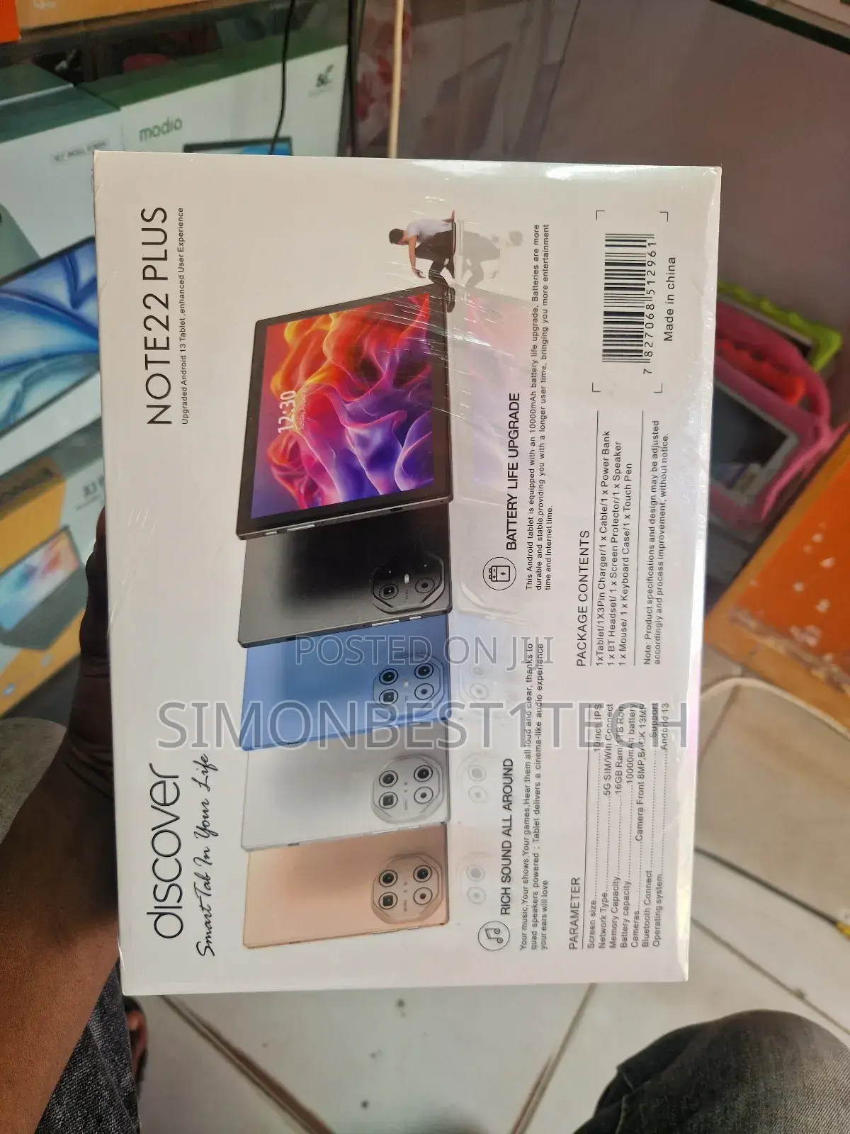 New Discover Note 22 Plus 1 TB Silver