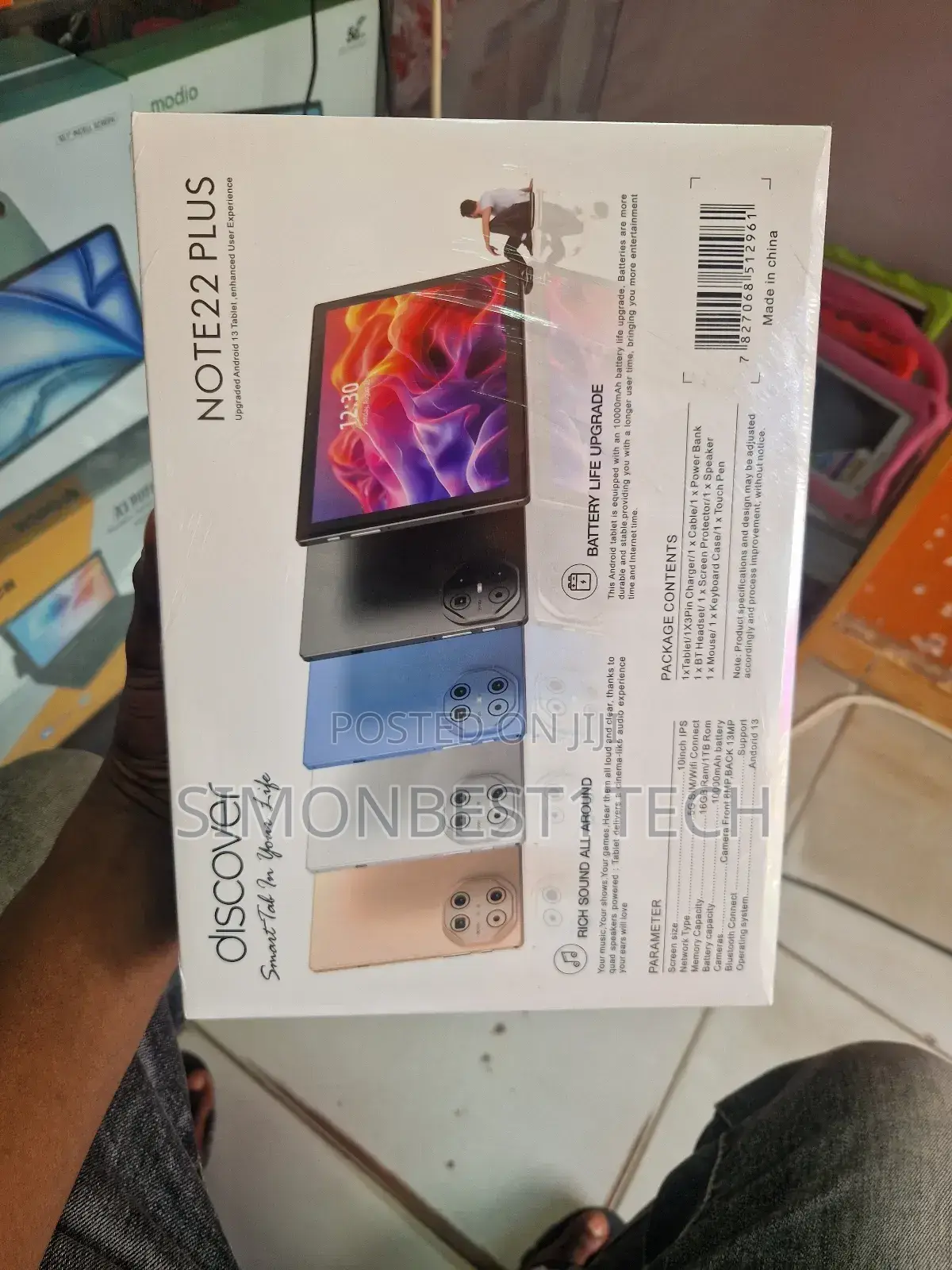 New Discover Note 22 Plus 1 TB Silver