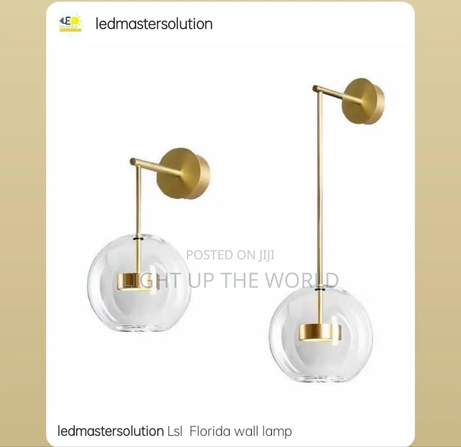 Glob Wall Light