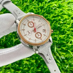 Fossil Luxury Quality Female Leather Strap Wristwatches