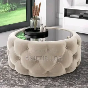 Beautiful Round Fabric Table