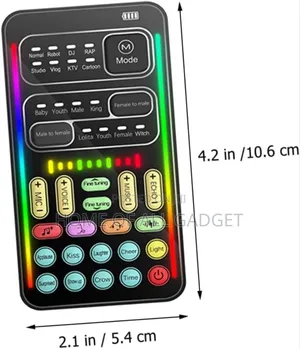I9 Voice Changer - Portable Live Sound Card With Adjustable